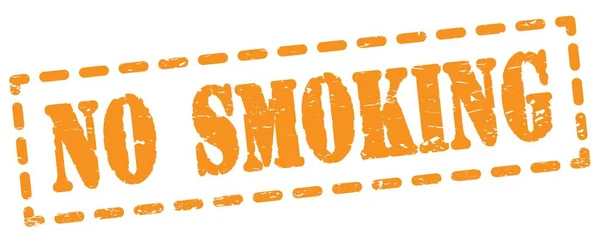 Fumar Texto Escrito Signo Sello Guion Naranja — Foto de Stock