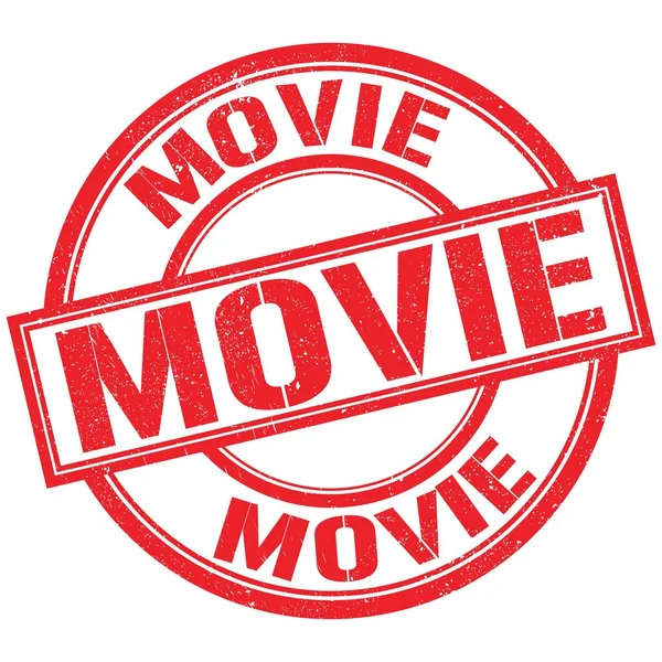 Movie Text Written Red Stamp Sign — Stock Photo, Image
