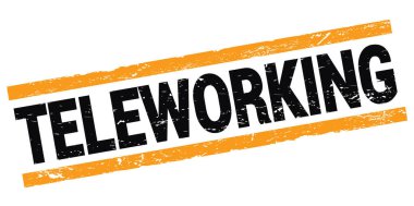 Siyah-turuncu dikdörtgen damgası üzerine yazılan metin.