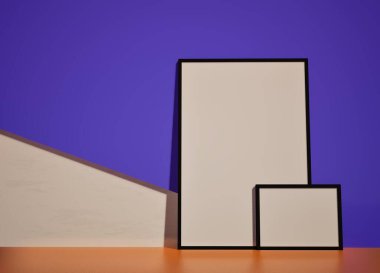 Parlak bir arkaplan üzerinde boş beyaz ve kahverengi karton kutu modeliName.