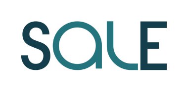 Renkli gradyan arkaplan ile kelime satışı