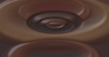 Birçok renk ve spiral hareketle çizgilerin ve dairelerin soyut animasyonu