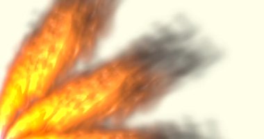 Çok farklı renk ve hareketlere sahip çizgi ve dairelerin soyut animasyonu