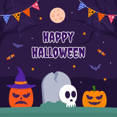 Mutlu Cadılar Bayramı Sosyal Medya Kutlaması