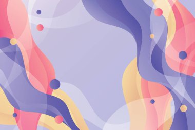 Geometri biçimi ve pastel renklerle soyut Çizgiler ve Dalgalar Minimum arkaplan