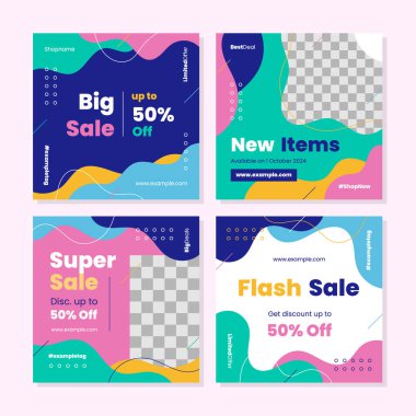 Soyut geometrik memphis şablonları seti. Evrensel kapak Tasarımları Yıllık Rapor, Broşürler, El ilanları, Sunumlar, Broşür, Dergi.