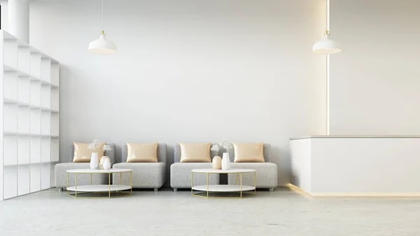 Modern Salon Resepsiyon Masası Sulama Alanı Mimarisi Görüntüleme Telifsiz Stok Imajlar