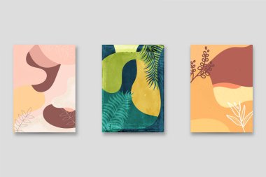 soyut moda dokusu yaratıcı arka plan şablonları duvar sanatı, broşür, flayer, kart, poster, davetiye için minimalist estetik