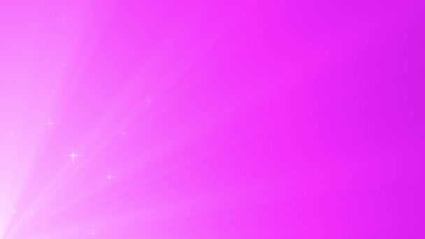 Темно Рожевий Блискучий Абстрактний Рух Фону Зірками Відео Анімація Рожевий — стокове відео