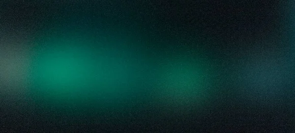 濃い緑色の粒度の背景 黒の背景 ノイズのテクスチャ効果 ウェブページヘッダー 広いバナーサイズ — ストック写真
