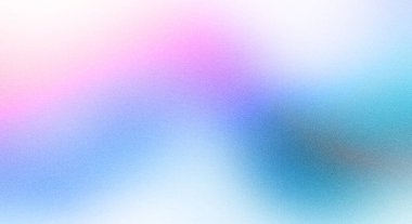 Açık pembe ve mavi gradyan, yumuşak pastel renkler, hassas renk karışımı, soyut gürültü dokusu, afiş başlığı tasarımı, kopyalama alanı.