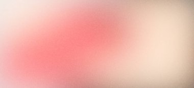 Yumuşak, zarif dijital sunumlar, web pankartları ve minimalist kopya alanı olan yaratıcı şablonlar için uygun, pürüzsüz efektli pembe ve bej gradyan arkaplanı.