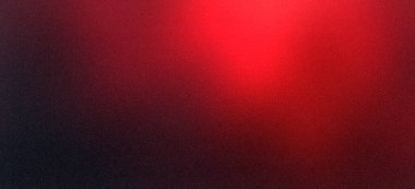 Koyu kırmızı ve siyah gradyan arka plan, taneli gürültü dokusu, dramatik soyut arkaplan web afişi veya başlık tasarımı için. Poster tasarımını kopyalamak için geniş ve kalın tonlarName.