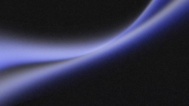 Dijital illüstrasyon mavi ve siyah akış çizgilerini sergiler, dinamik bir görsel efekt yaratır, arka plan veya yaratıcı tasarım uygulamaları için mükemmeldir