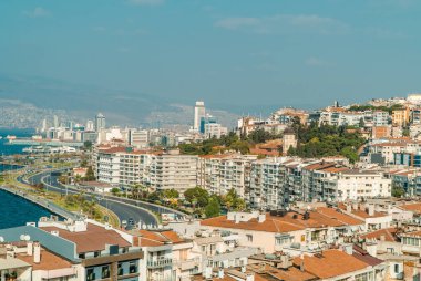 Asansör Asansörü 'nden İzmir' in panoramik hava görüntüsü 