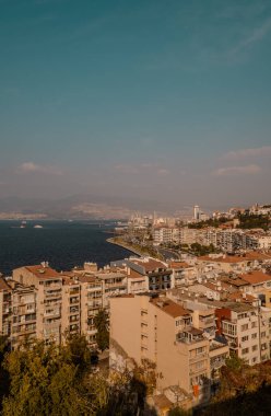 Asansör Asansörü 'nden İzmir' in panoramik hava görüntüsü 