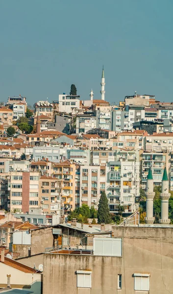 Panoramatický Letecký Pohled Izmir Turecko Výtahu Asansor — Stock fotografie