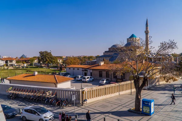 Konya Türkei November 2022 Luftaufnahme Des Mevlana Museums — Stockfoto