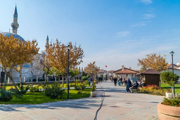 Konya Türkei November 2022 Der Park Des Mevlana Museums — Stockfoto