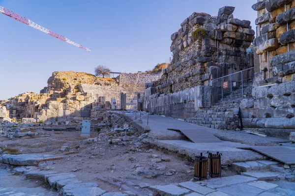 Selcuk Τουρκία Νοεμβρίου 2022 Αρχαιολογικό Πάρκο Εφέσου Τουρκία Φωτογραφία Αρχείου