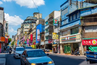 Taipei, Taiwan - September 3, 2024 - street photography in the Ximen neighborhood clipart