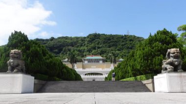 Taipei, Tayvan - 3 Eylül 2024 - Tayvan 'daki ünlü Ulusal Saray Müzesi