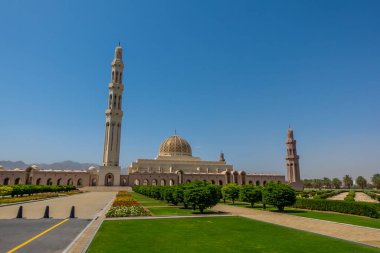 Muscat, Umman - 3 Mayıs 2024 - Sultan Qaboos Grtand Camii