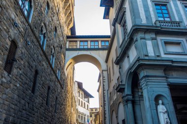 İtalya, Floransa 'daki Piazza della Signoria' daki binalar