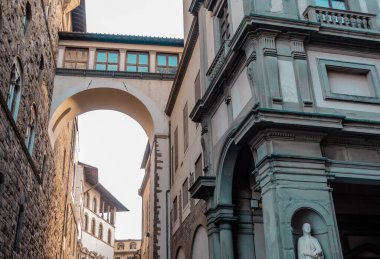 İtalya, Floransa 'daki Piazza della Signoria' daki binalar