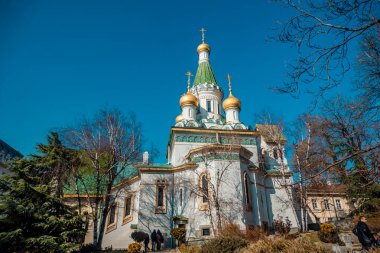 Sofya, Bulgaristan - 2 Şubat 2025 - Mucize Yaratan Aziz Niklas Rus Kilisesi