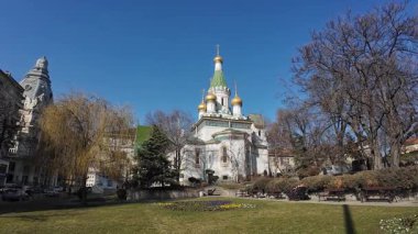 Sofya, Bulgaristan - 2 Şubat 2025 - Mucize Yaratan Aziz Niklas Kilisesi