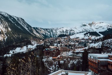 Courchevel-Village 1550, Fransa kayak merkezi.