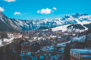 Courchevel-Village 1550, Fransa kayak merkezi.
