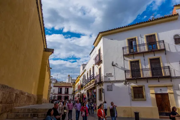 Cordoba, İspanya - 10 Mayıs 2025 - Cordoba 'nın tarihi merkezi