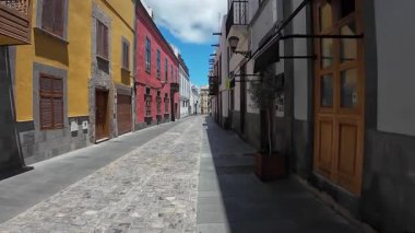 Las Palmas, Gran Canaria (İspanya) - 14 Mayıs 2025 - Eski Vegueta Kasabası