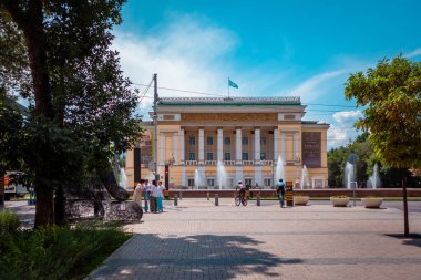 Almaty, Kazakistan - 12 Haziran 2025 - Almaty Opera Evi