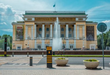 Almaty, Kazakistan - 12 Haziran 2025 - Almaty Opera Evi