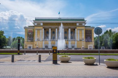 Almaty, Kazakistan - 12 Haziran 2025 - Almaty Opera Evi