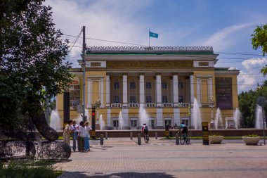 Almaty, Kazakistan - 12 Haziran 2025 - Almaty Opera Evi