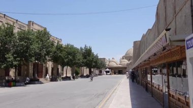 Buhara, Özbekistan - 6 Haziran 2025 - Buhara Eski Kasabası 'nın gizli görüntüleri