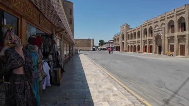 Buhara, Özbekistan - 6 Haziran 2025 - Buhara Eski Kasabası 'nın gizli görüntüleri