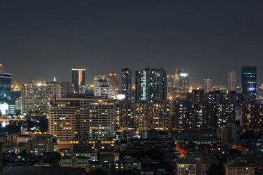 Metropolitan şehir merkezi şehir merkezi gökdelen kulesi - Tayland şehri Bangkok şehri.