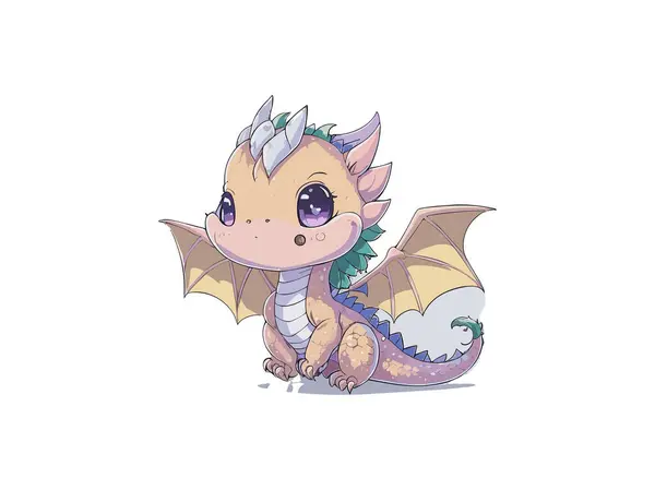 Cute Dragons Clipart Cute Dragons Png — Stock Vector