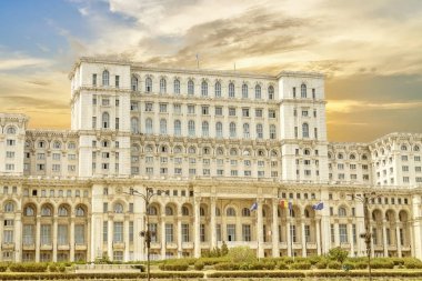 Bükreş, Romanya - Parlamento Sarayı.