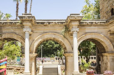 hadrian kapısı eski şehir antalya'nın Türkiye'deki bakış