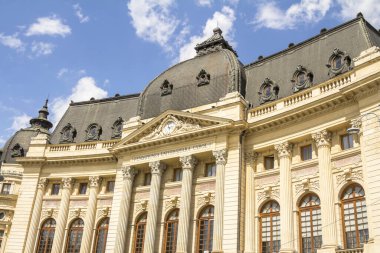 Bükreş, Romanya: Tarihi Ulusal Kütüphane binası, Calea Victoriei