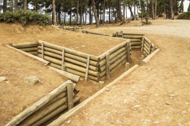 Türk askeri muharebesi Anakkale, Gelibolu, Chunuk Bayırı Muharebesi - askeri siper, Birinci Dünya Savaşı