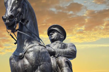 Çağdaş Türkiye 'nin kurucusu Atatürk Heykeli, başkent Ankara, Ulus Meydanı