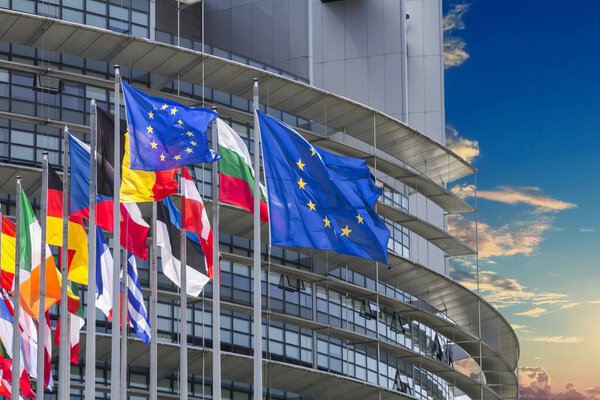 Strasbourg, France: European Parliament in Strasbourg, France