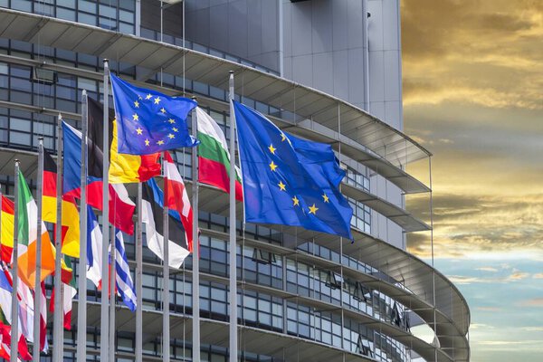 Strasbourg, France: European Parliament in Strasbourg, France